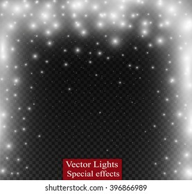 Lights on transparent background.