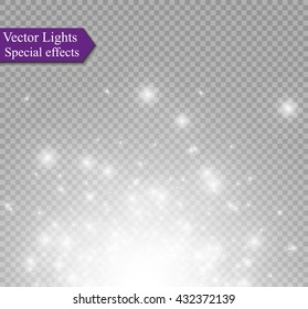 Lights on transparent background.