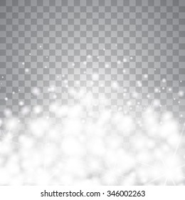 Lights on transparent background. Vector eps10