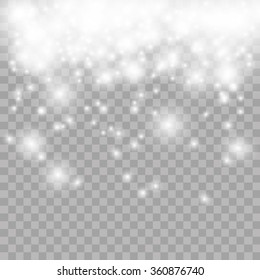 Lights on transparent background. Vector eps10