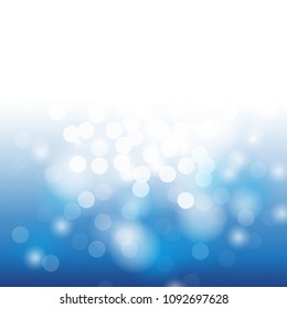 Lights on white background. Abstract blue backdrop for web site, poster, placard,cover template and wallpaper. Blue background for flyer,banner and surface. Creative art concept, vector illustration