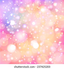 Lights pink background