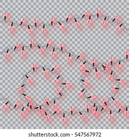 Lights  realistic design elements.