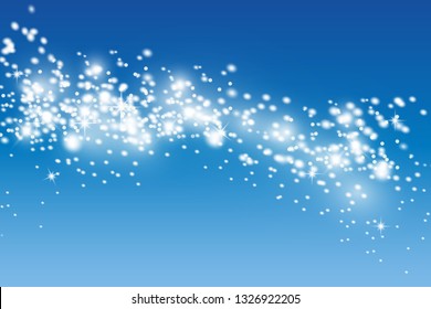 Lights sparkles isolated. Vector illustration of glowing lens flares and sparks.