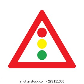  Lights warning of traffic signs