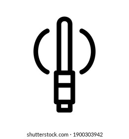 lightsaber icon or logo isolated sign symbol vector illustration - high quality black style vector icons
