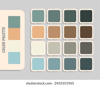 lightslategray burlywood beige lightsteelblue color palette, colour matching, rgb colors, harmonious colours catalog sample, design and edit idea