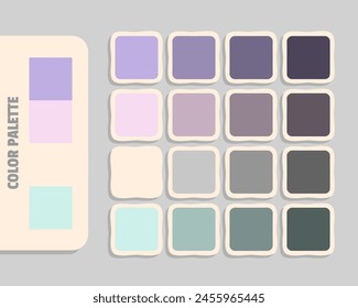 lightsteelblue mistyrose snow gainsboro color palette, colour matching, rgb colors, harmonious colours catalog sample, design and edit idea