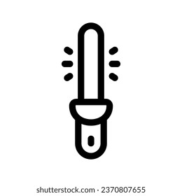 Icono Lightstick Ilustración de diseño del símbolo del vector