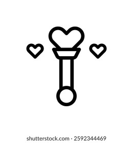 Lightstick Outline Icon. Lightstick Icon
