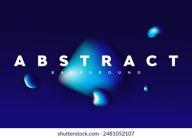 Lightweight abstract liquid illustration wallpapers and backgrounds. Liquid or ink drops, design element with copy space. Vector illustration