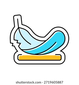 ícone de cor leve vetor. sinal leve. ilustração de símbolo isolado