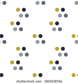 Lightweight geometric seamless patterns. Soft colors. White background.