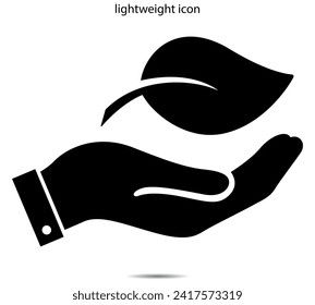 lightweight icon vector illustration graphic on background