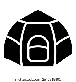 Ícone De Tenda Leve Estilo Negrito Para Vários Fins De Design