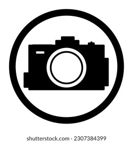 Símbolo de cámara de ligo, prohibición de tomar fotos en algunos lugares