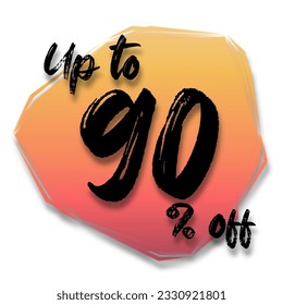Ligo icon Best seller, big deals, summer sale, weekend sale, flash sale, boxing day, special offer, up to 5 10 15 20 25 30 35 40 45 50 60 70 80 90 percent offorange twilight color
