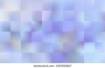 Ligth blue colors lowpoly mosaic Abstract Background with Blurred Squares is perfect for Creative Designs, bringing tranquility and inspiration to any project