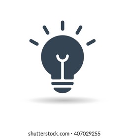 Ligth Lamp icon vector. Vector illustration eps10.