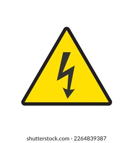 Ligthimg sign icon. Electrical symbol vector ilustration.