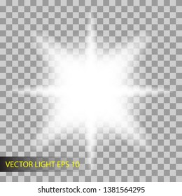 ligting effect , illumination collection vector ,event decor celebration , background tranparant eps 10