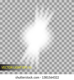 ligting effect , illumination collection vector ,event decor celebration , background tranparant eps 10