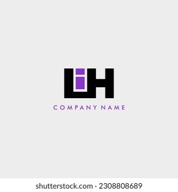 LIH UIH ILH or ULH initial letter monogram logo