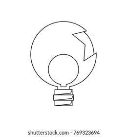 lihgt bulb icon image