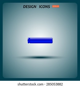 li-ion battery. icon. vector design