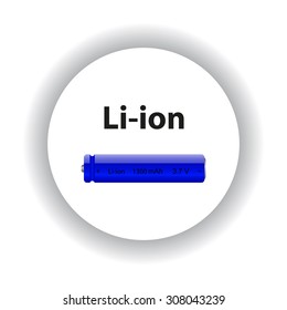 Li-ion battery. icon. vector design