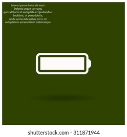 li-ion battery. icon. vector design