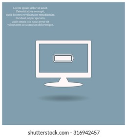 li-ion battery. icon. vector design