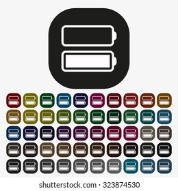 li-ion battery. icon. vector design
