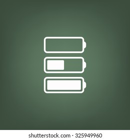 li-ion battery. icon. vector design