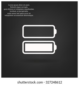 li-ion battery. icon. vector design