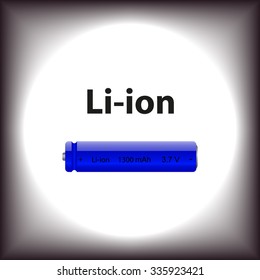 li-ion battery. icon. vector design