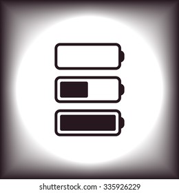 li-ion battery. icon. vector design