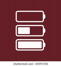 li-ion battery. icon. vector design