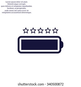 li-ion battery. icon. vector design