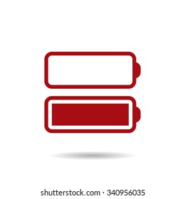 li-ion battery. icon. vector design