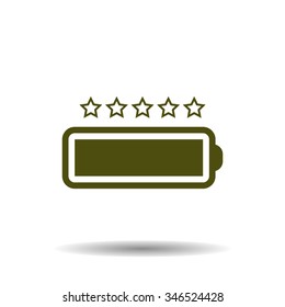 li-ion battery. icon. vector design