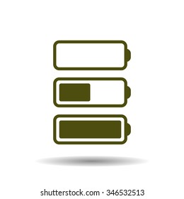 li-ion battery. icon. vector design