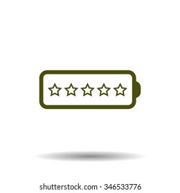li-ion battery. icon. vector design