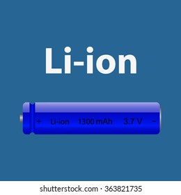li-ion battery. icon. vector design