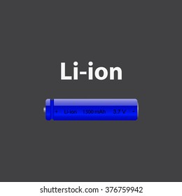 li-ion battery. icon. vector design