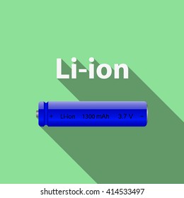 li-ion battery. icon. vector design