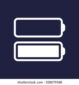 li-ion battery icon, vector illustration. Modern design. Flat design style