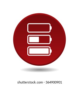 li-ion battery icon, vector illustration. Modern design. Flat design style