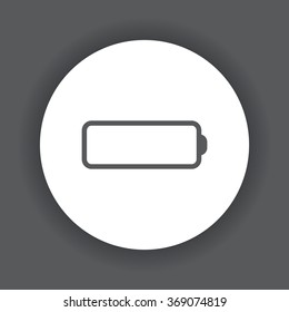 li-ion battery icon, vector illustration. Modern design. Flat design style