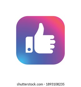 Like App Icon Button Stock Vector (Royalty Free) 1893108235 | Shutterstock